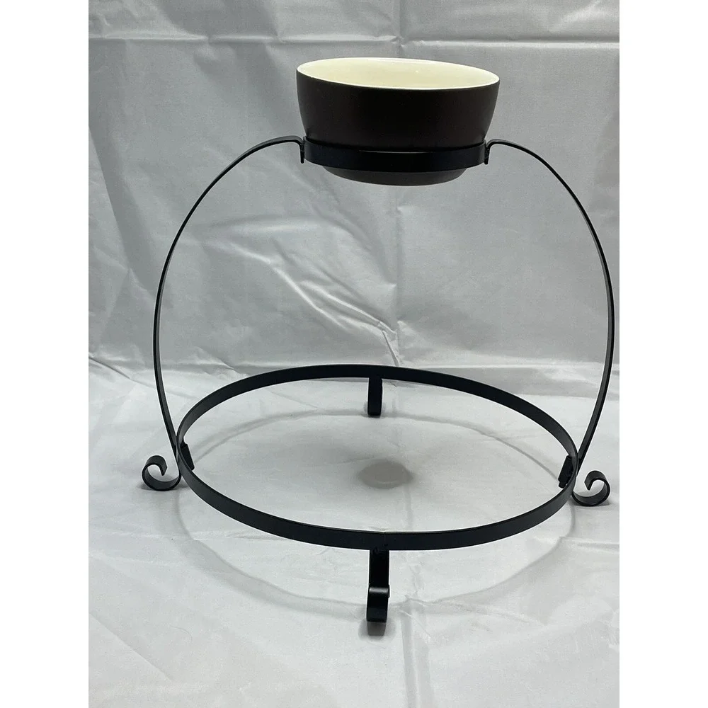 Parini 2 Tier Chip And Dip Serving Set With‎ Rack